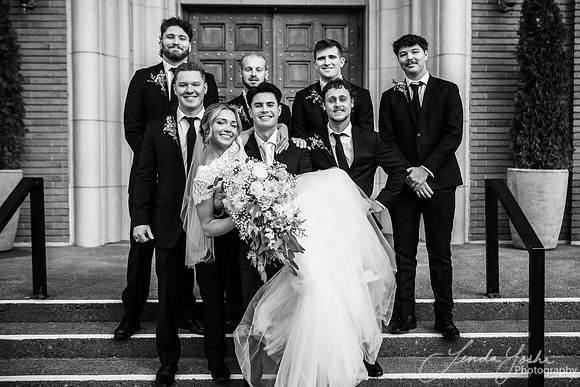 Wedding Party-B&W-25